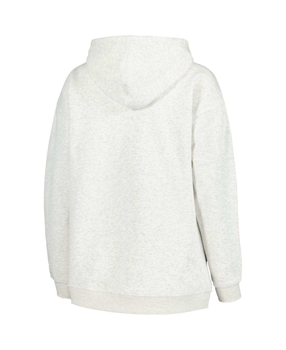 The Wild Collective Men'sNew York Liberty Washed Full-Zip Hoodie - Heather Gray