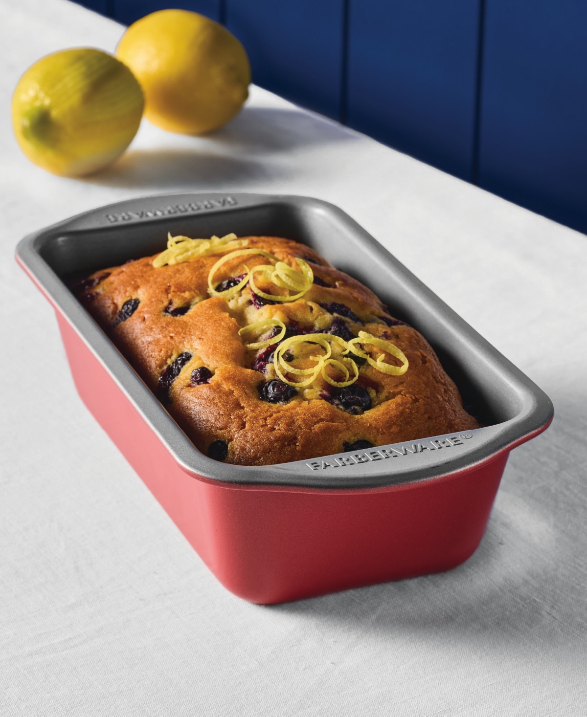 Farberware Disney Bake With Mickey Mouse 9x5in Nonstick Loaf Pan In Red