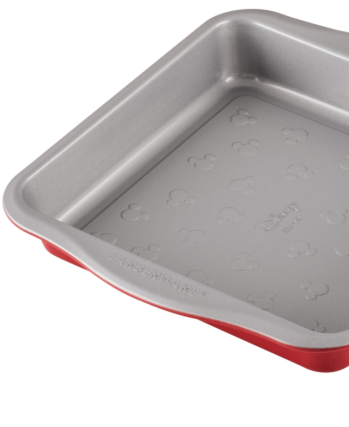 Farberware Bake With Mickey Mouse 4-piece Nonstick Bakeware Set In Red
