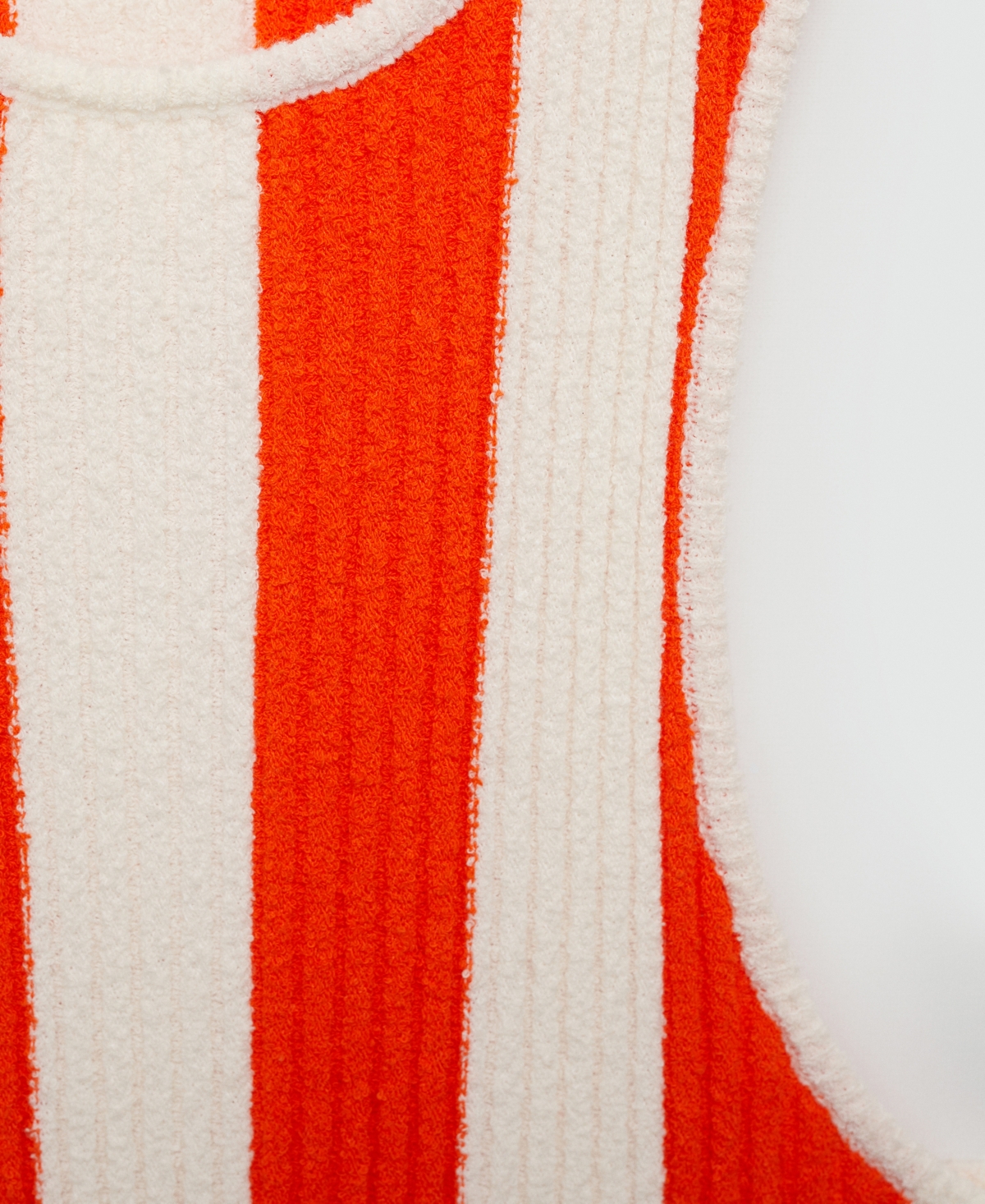 Mango Women's Striped Ribbed Knit Dress