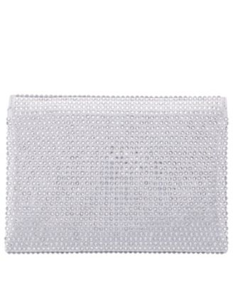 Crystal Encrusted Square Envelope Clutch