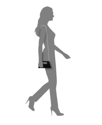 Cut Out Handle Trapezoid Clutch