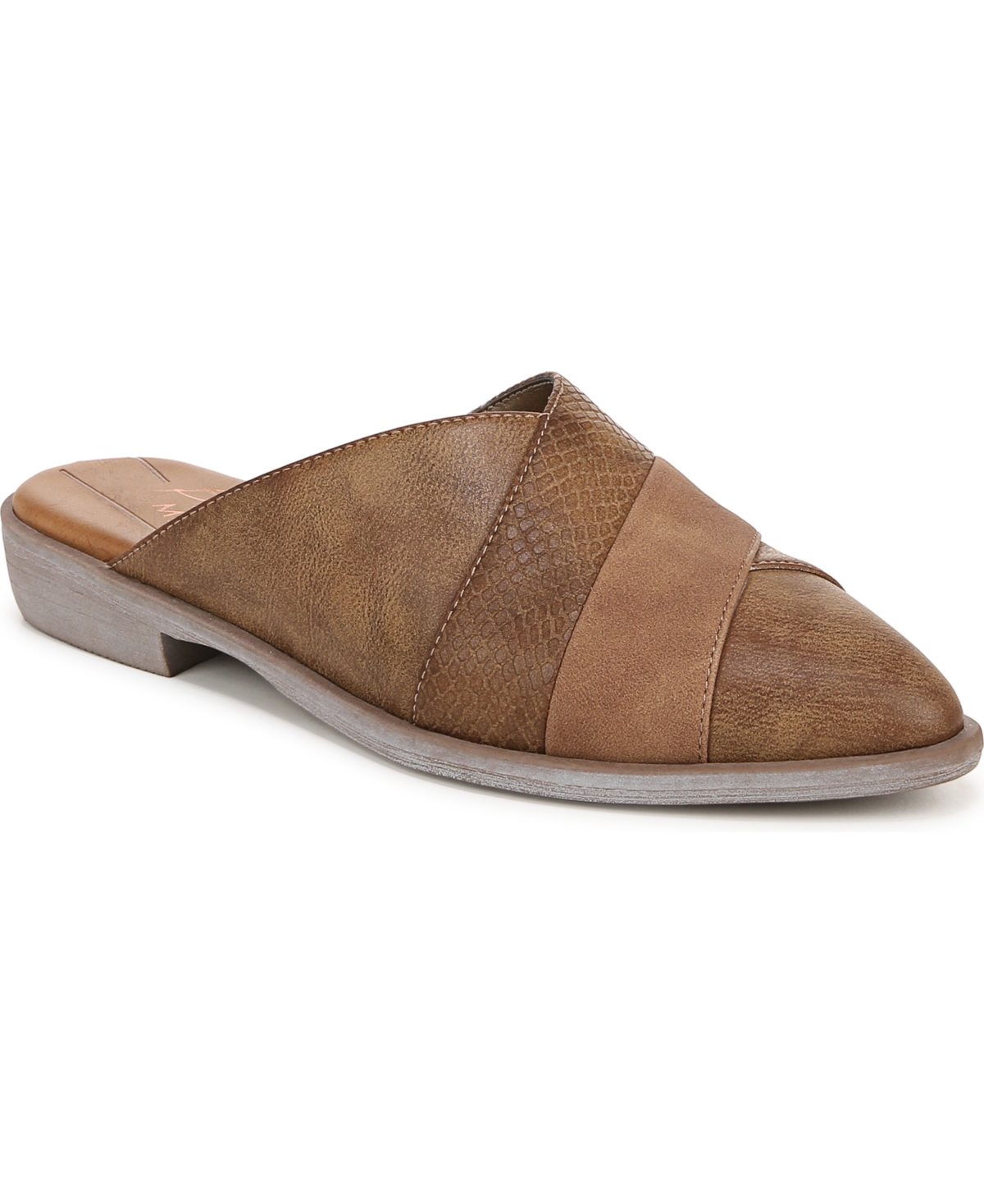 Shop Blowfish Malibu Women's Hazel Pointed-toe Mules In Tan Faux Nubuck