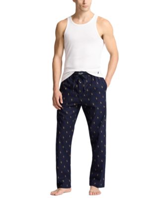 Polo Ralph Lauren Men's Flannel Pony-Print Pajama Pants - Macy's