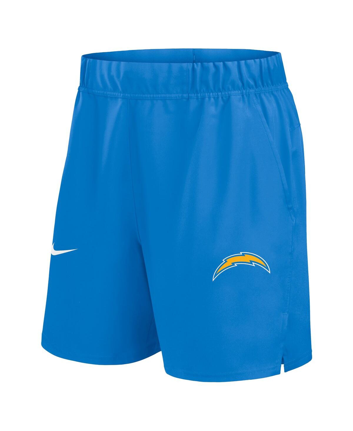 Nike Men's Powder Blue Los Angeles Chargers Blitz Victory Performance Shorts In Powder Blue