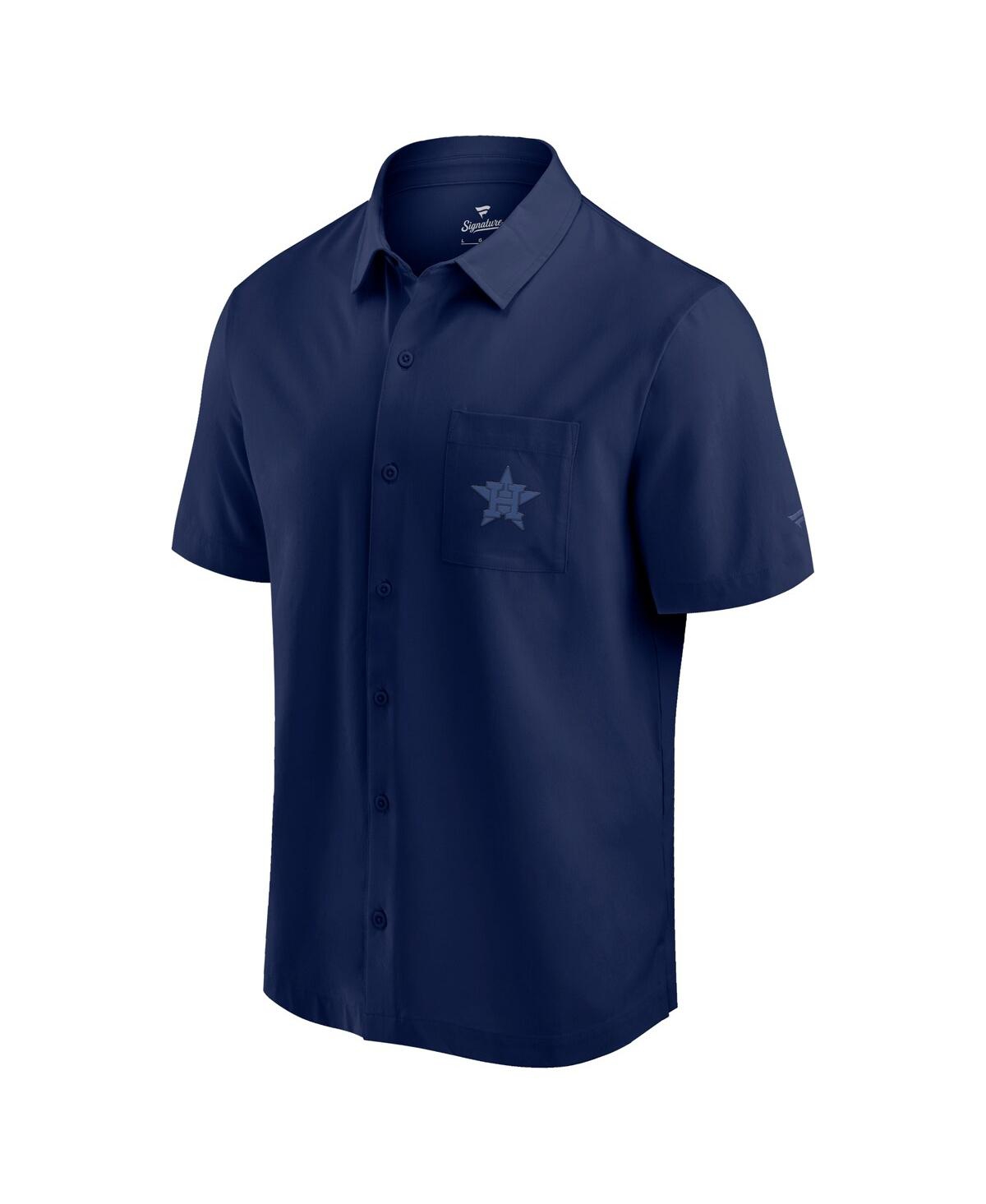 Fanatics Men's Navy Dallas Cowboys Front Office Button-up Shirt In Navy