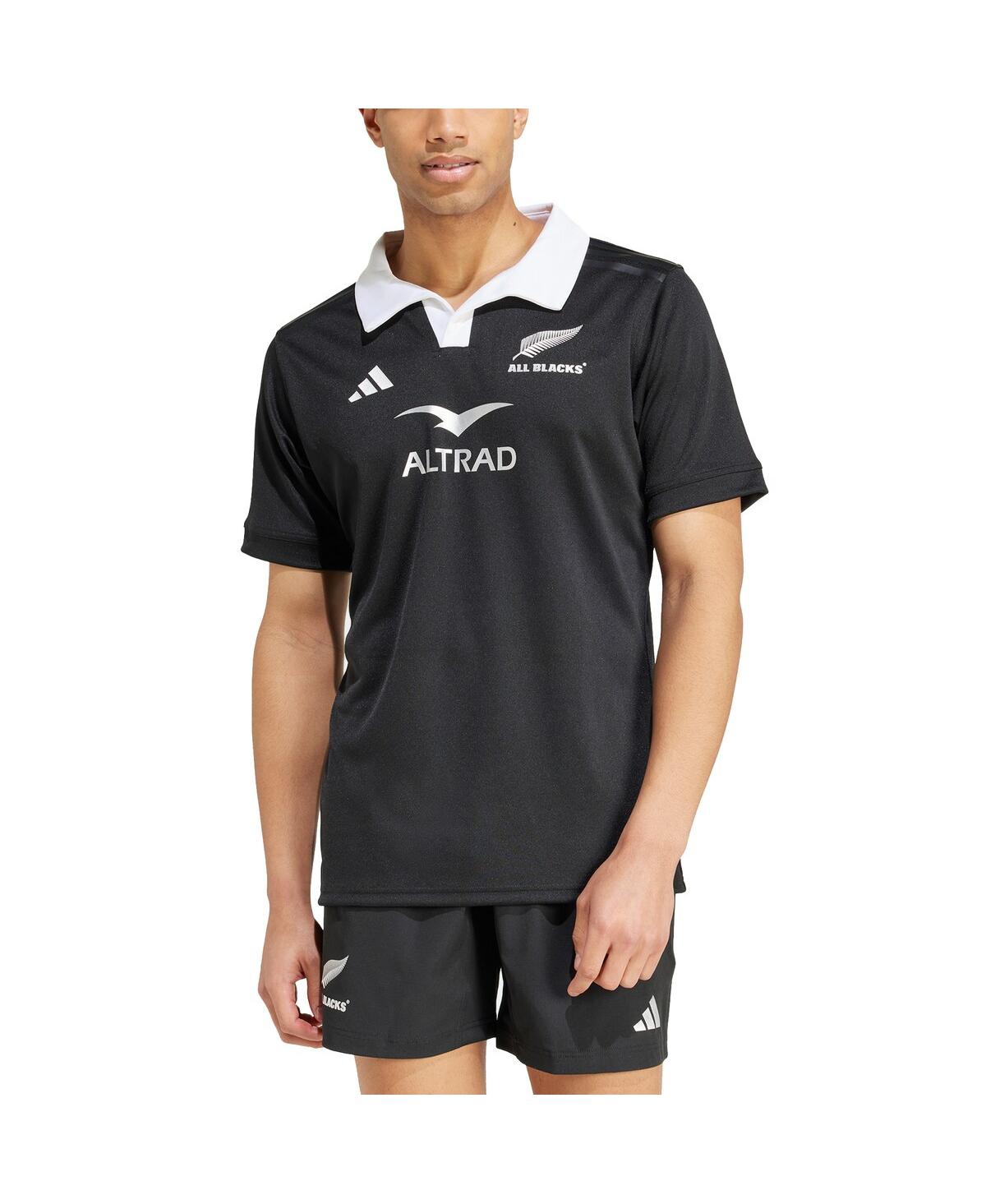 Adidas Men'sNew Zealand Rugby 2024/25 Home Replica Jersey - Black