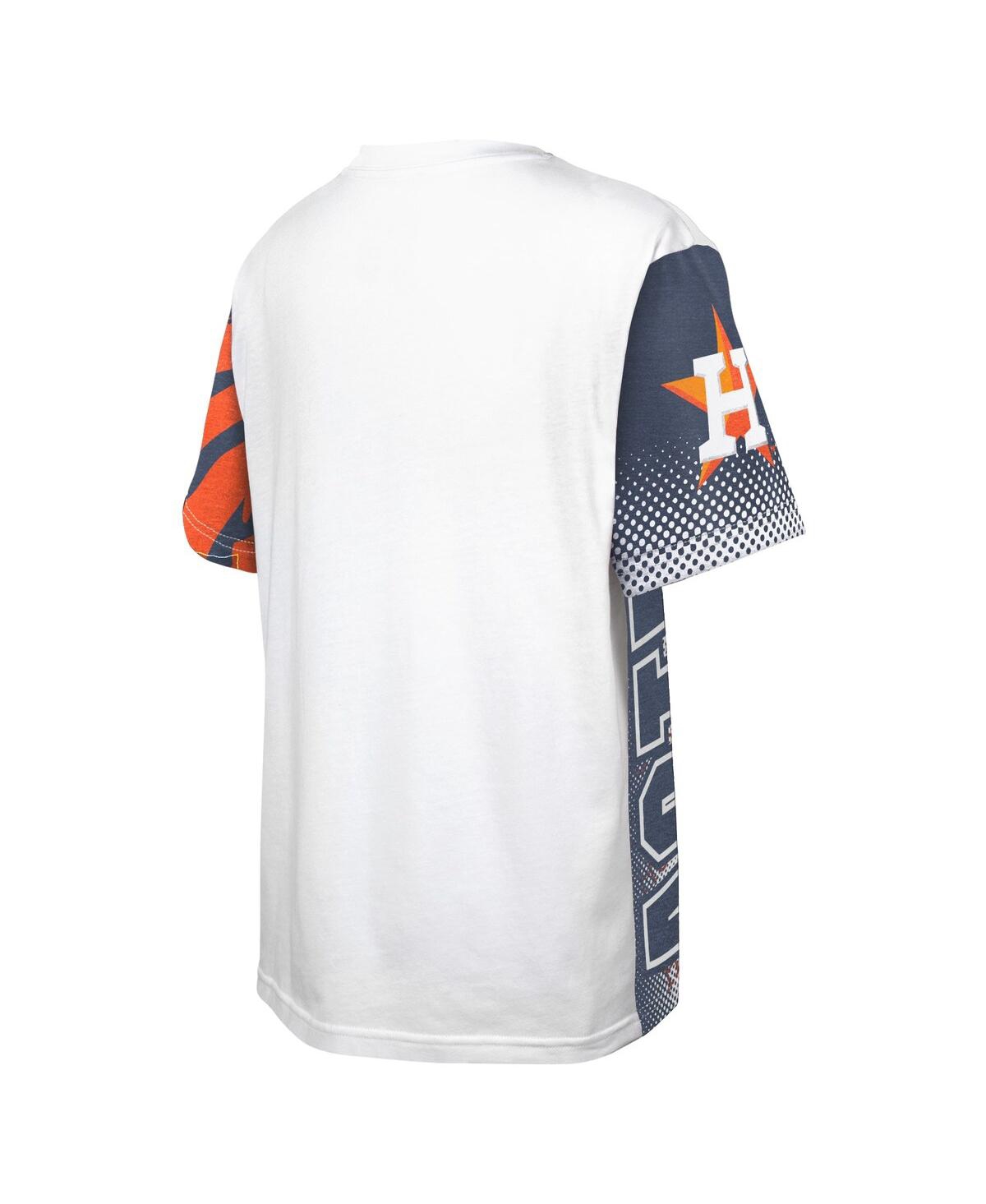 Outerstuff Big Boys and GirlsHouston Astros Impact Hit Bold T-Shirt - White