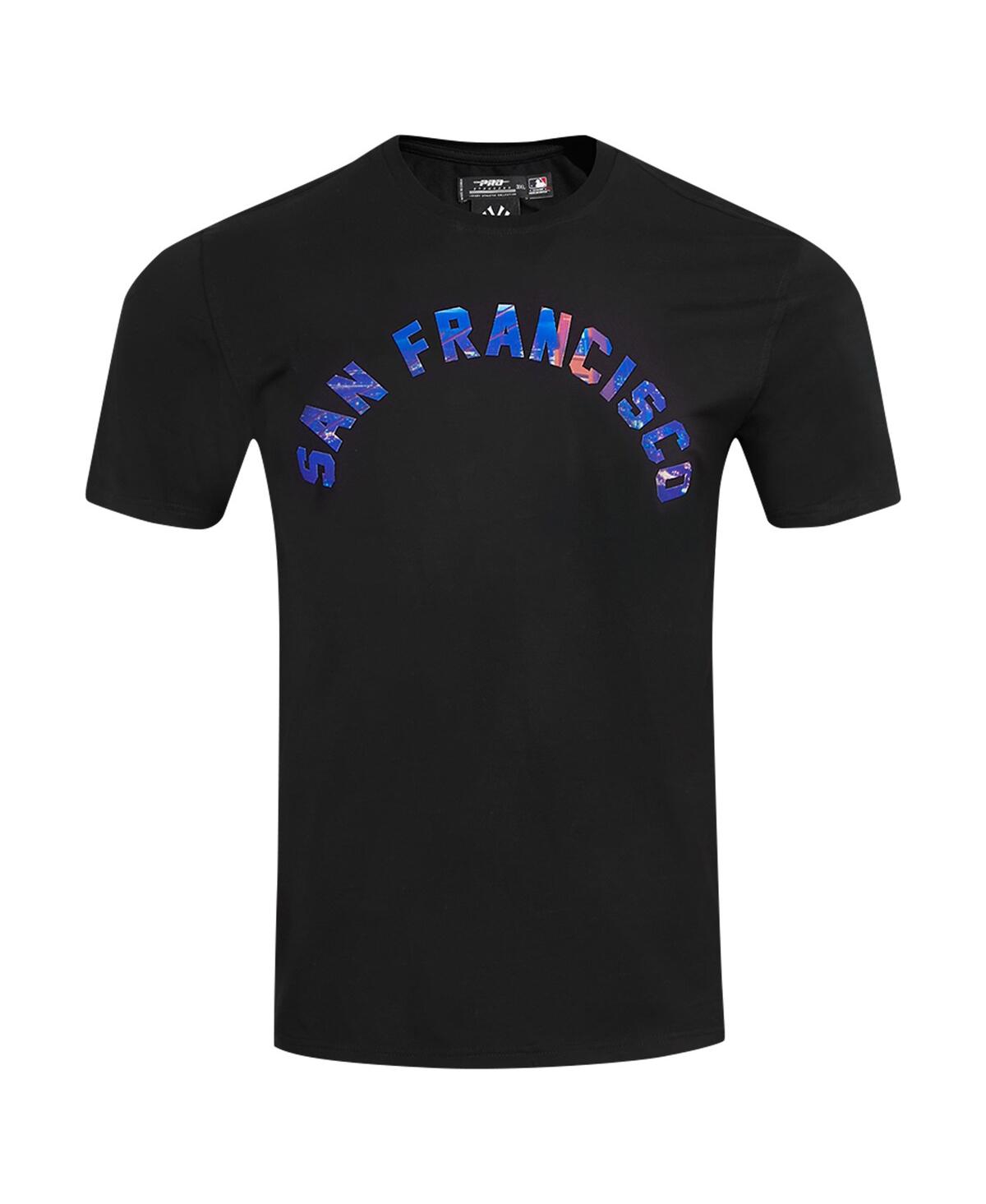 Pro Standard Men's Black San Francisco Giants Cityscape T-shirt In Black