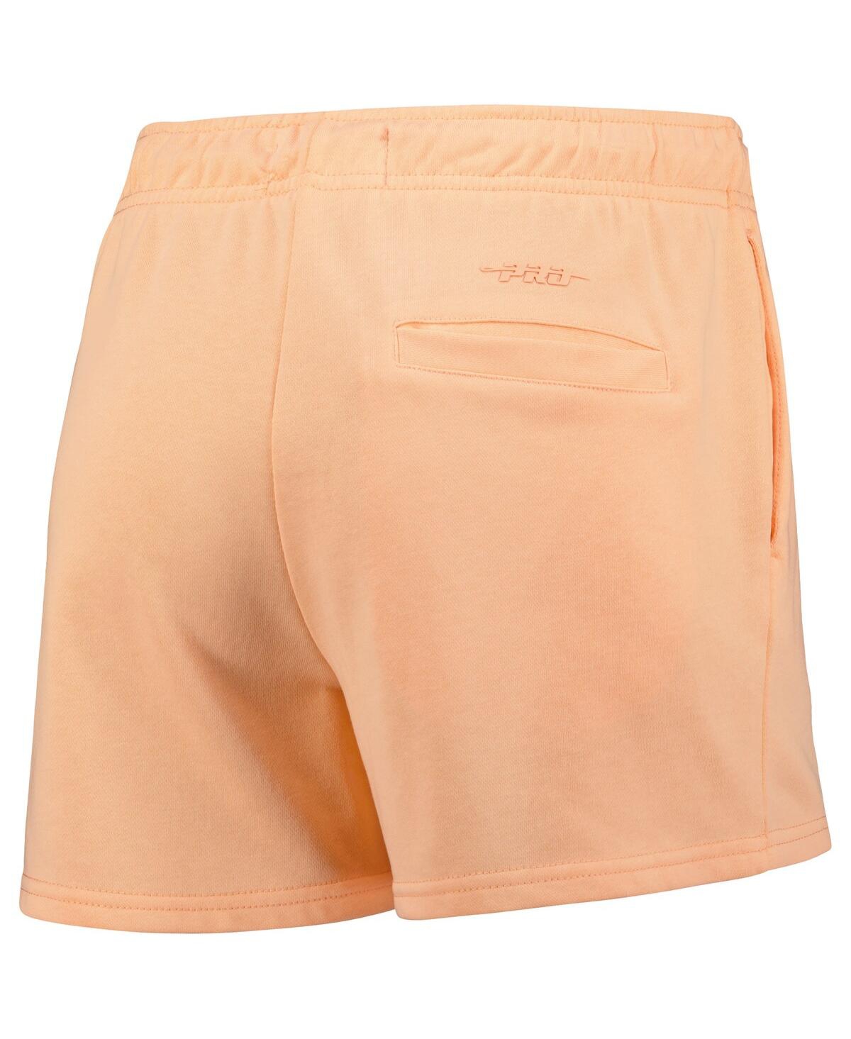Pro Standard Women's Orange New York Yankees Neutral Fleece Shorts In Orange