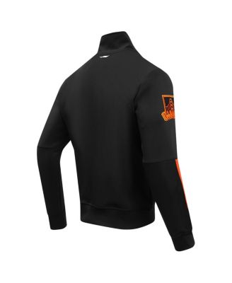 Men's Black San Francisco Giants Fast Lane Full-Zip Track Jacket