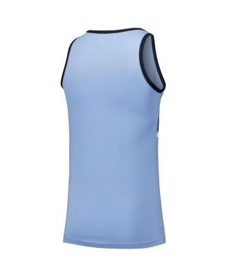Men's Light Blue Tampa Bay Rays Jersey Ringer Tank Top
