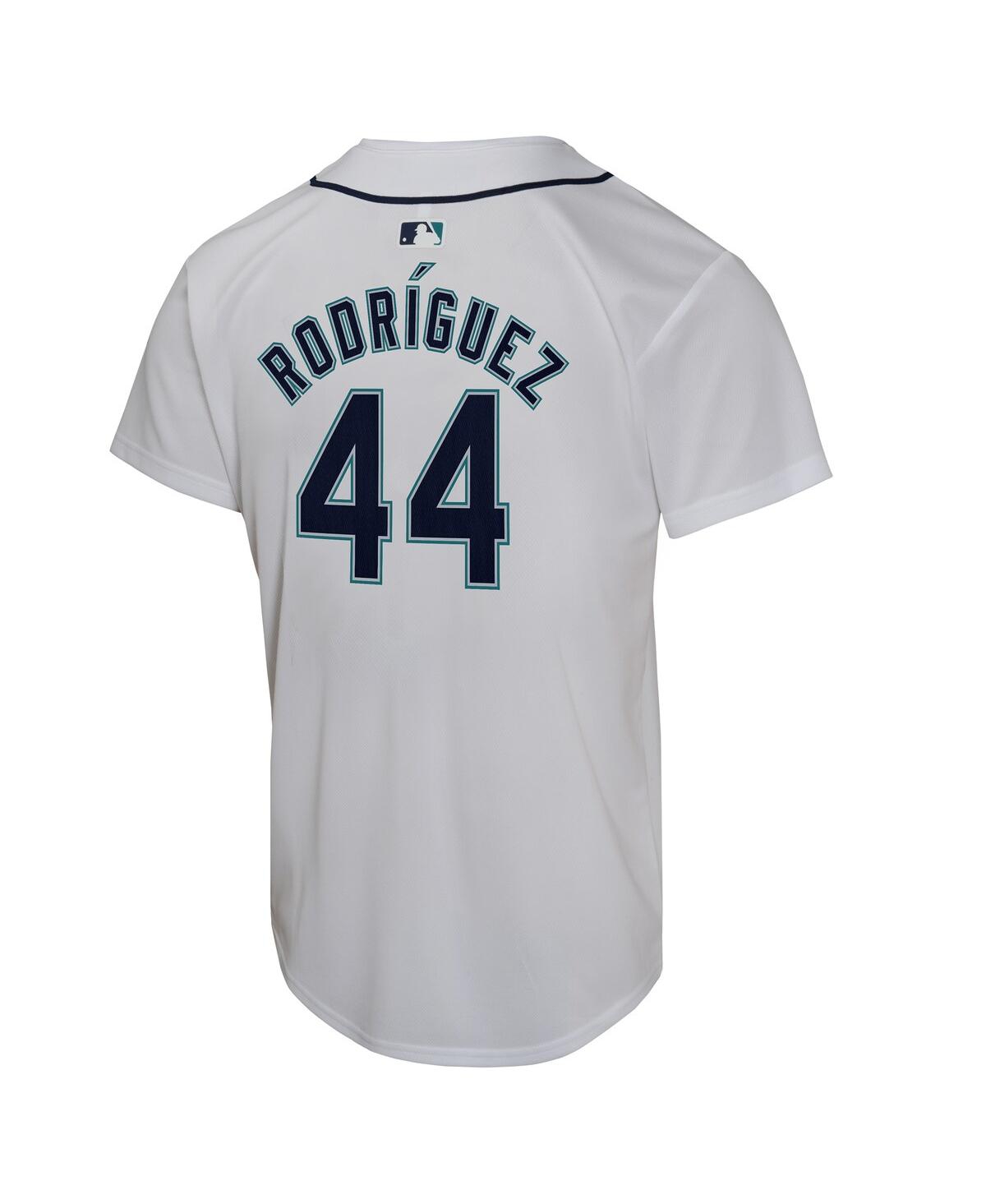 Nike Big Boys and Girls Julio RodriguezSeattle Mariners Home Game Player Jersey - White