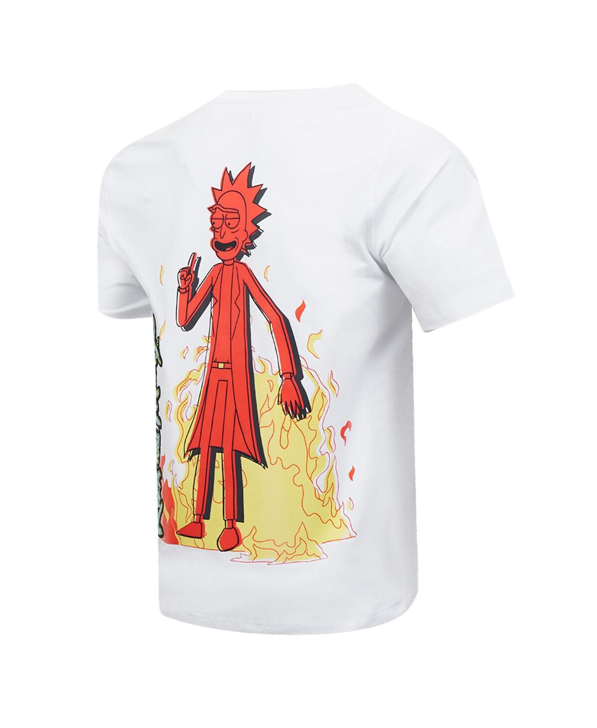 Freeze Max Men's White Rick And Morty Year Of The Dragon I Always Slay Queen T-shirt In White