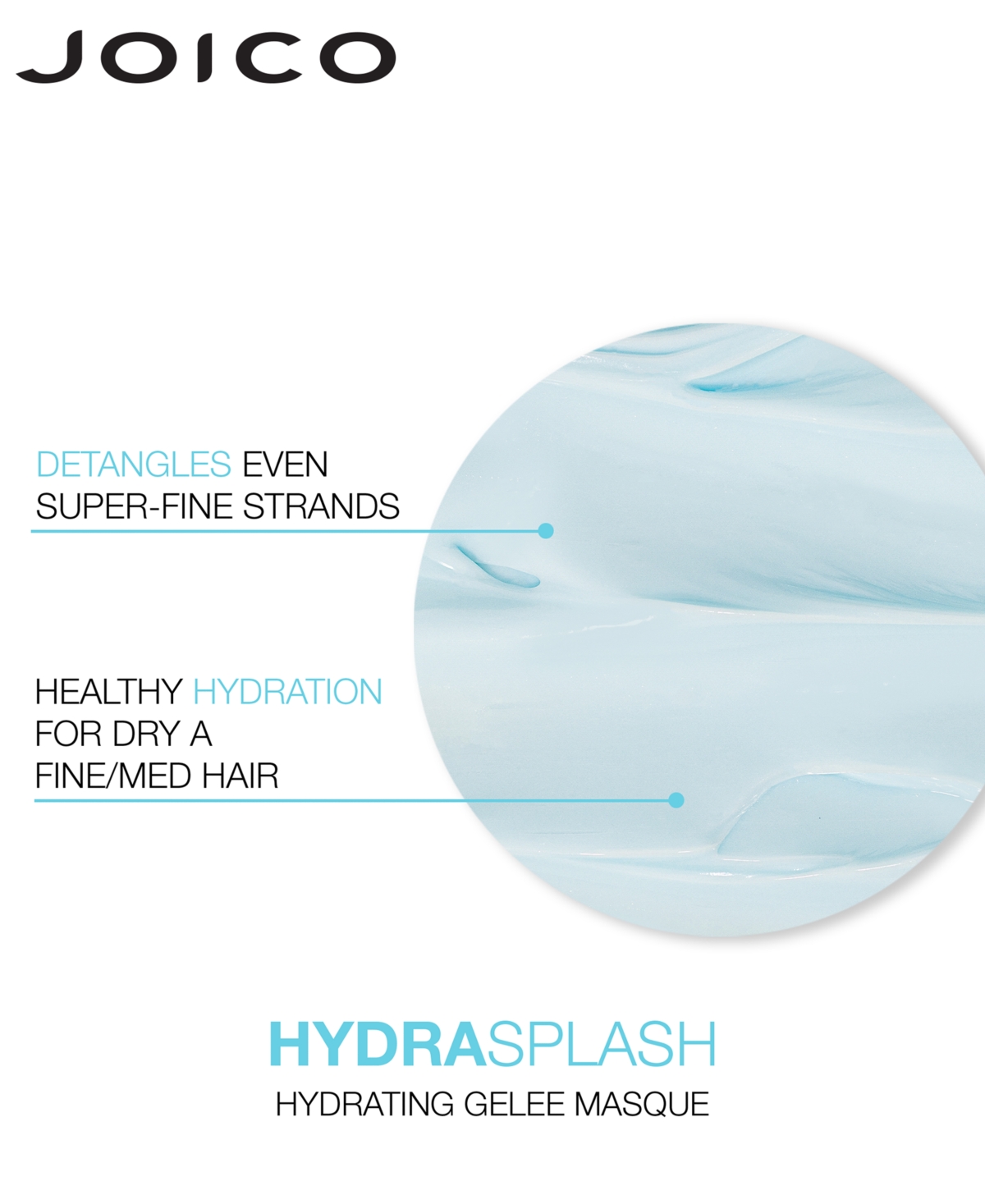 Joico Hydra Splash Hydrating Gelee Masque For Fine-medium, Dry Hair 150ml In No Color