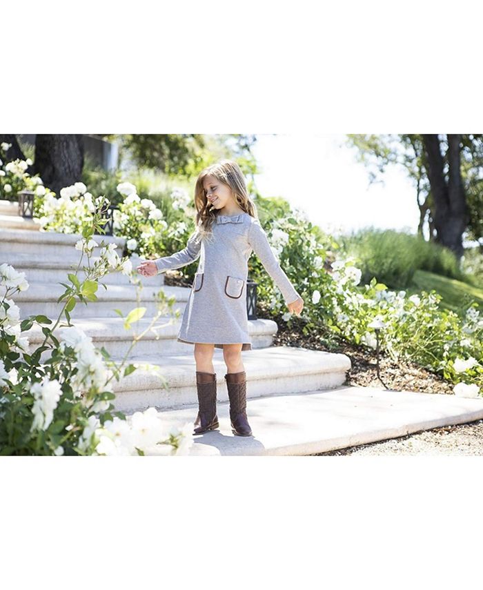 Quilted Ponte Riding Dress - Baby