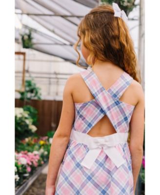 Toddler Girls Cross Back Party Dress, Toddler/Child