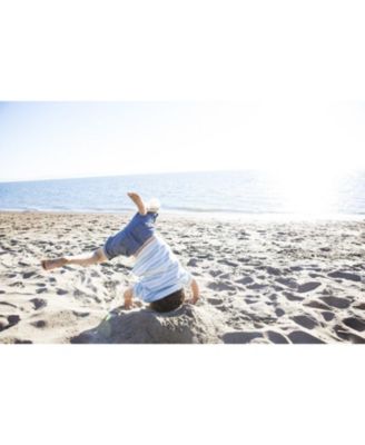 Baby Boys Linen Short Sleeve Button Down Shirt