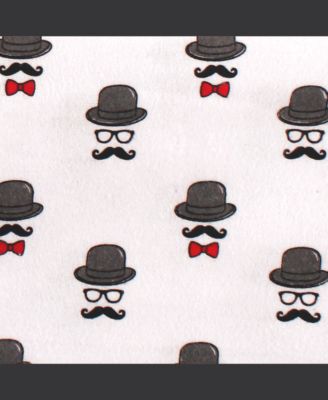 Boys 8-Piece Cotton Flannel Nursery Essential Set Swaddle Blankets & Burp Cloths