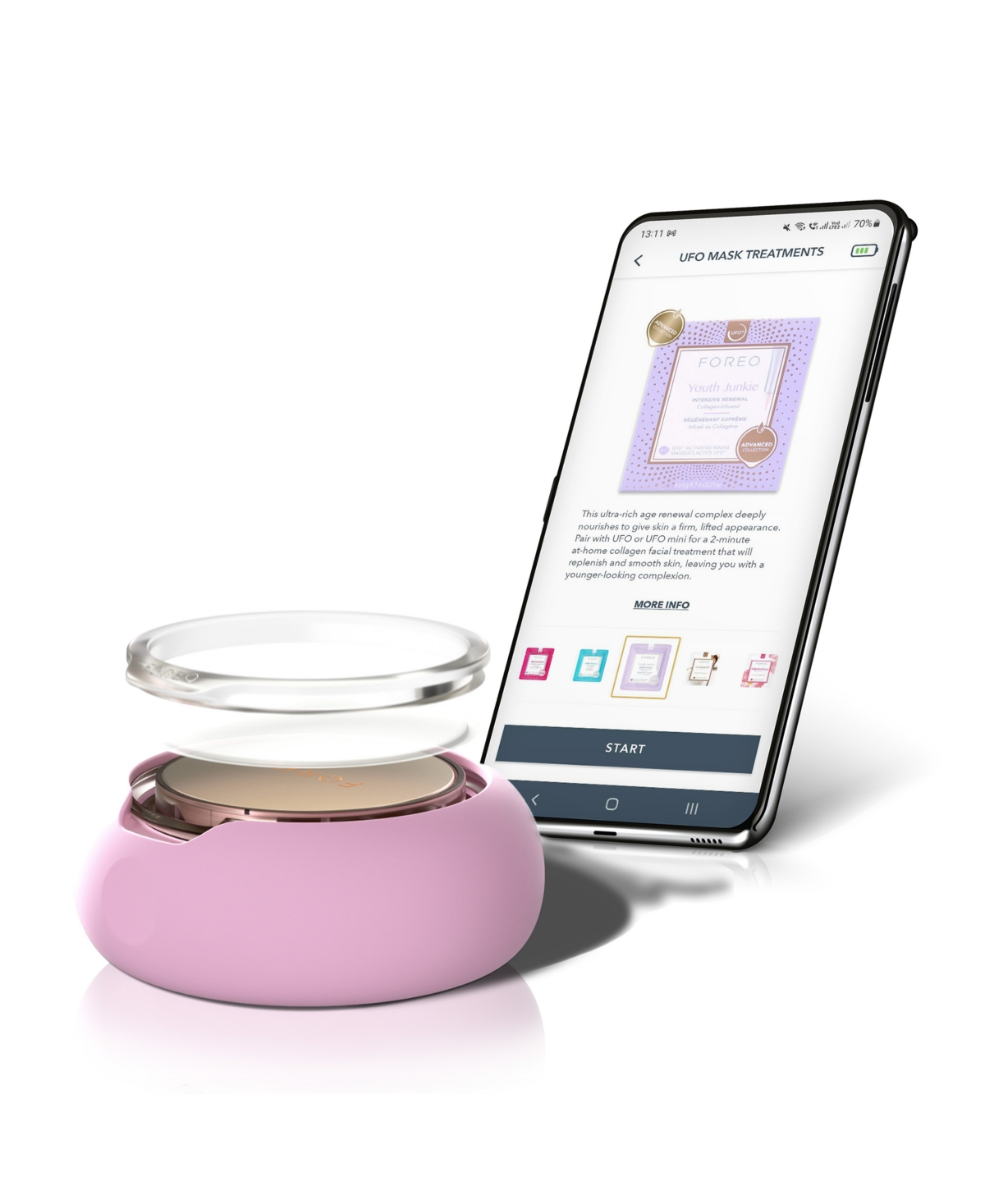 Foreo Ufo Masks Youth Junkie 2.0 X 6 In No Color