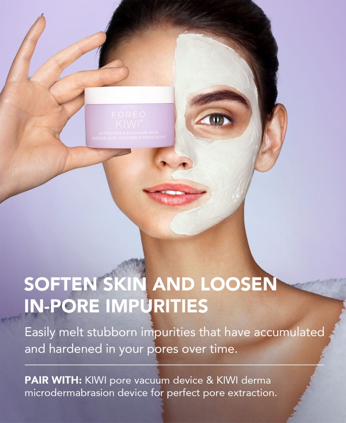 Foreo Kiwi Active Pore Blackhead Mask 100g In No Color