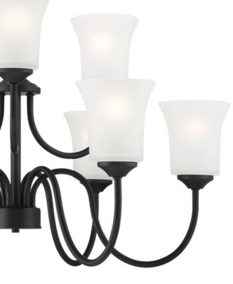 Bronson 30" Metal 9 Light Chandelier