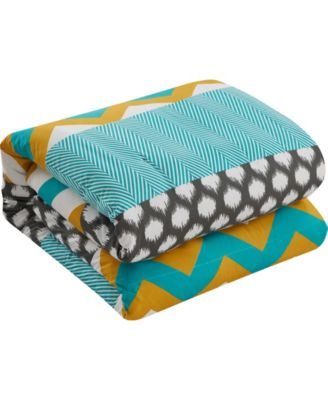 CLOSEOUT! Naina Reversible 7-Pc. Comforter Set, King