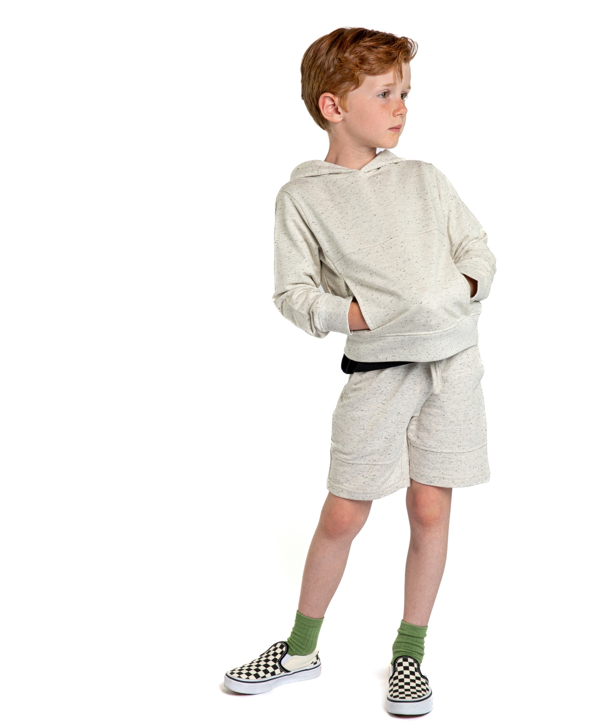 Sovereign Code Big Boys Degree Textured Pull On Waistband Jogger Short