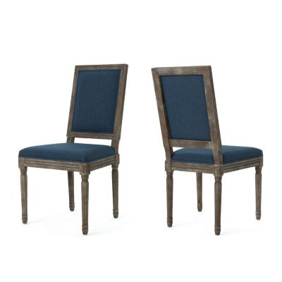 Streamdale Classic Weathered Dining Chairs With Modern Color