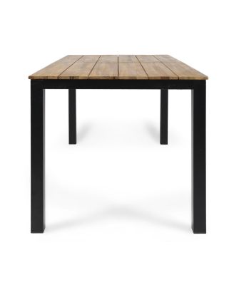 Streamdale Lisa 70" Acacia Wood Slatted Outdoor Dining Table
