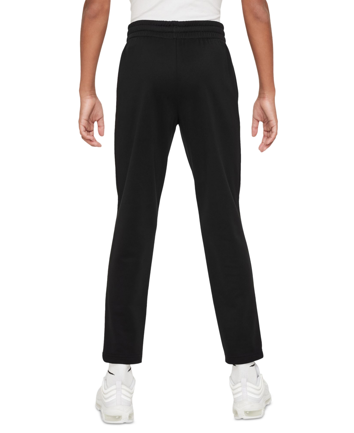 Nike Big Kids Multi Stain Repel Therma-fit Pants In Black,white