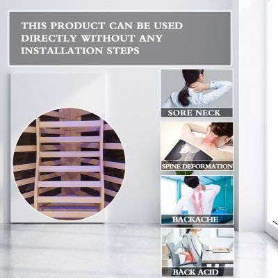 Streamdale Hemlock Round Stick Sauna Backrest for Comfort and Posture