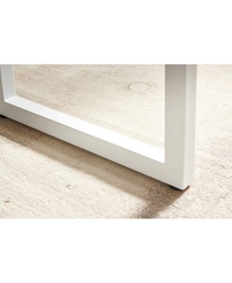 Extendable Square Dining Table with Metal Legs