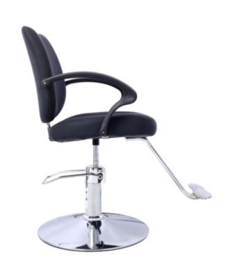 Streamdale Heavy-Duty Salon Chair with Hydraulic Pump and Barber Cape
