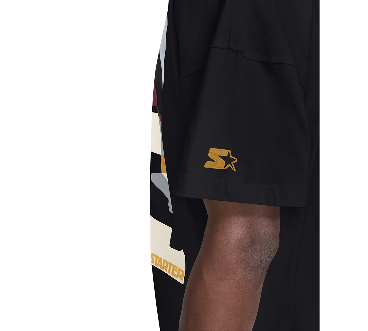 Starter Men's Ethan Basketball Graphic T-Shirt - Black - Blk