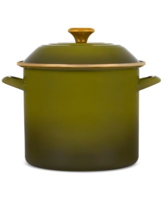 10 Quart Enamel on Steel Stock Pot with Lid