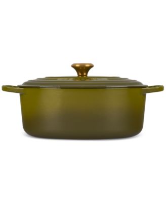 6.75-Qt. Signature Enameled Cast Iron Oval Dutch Oven