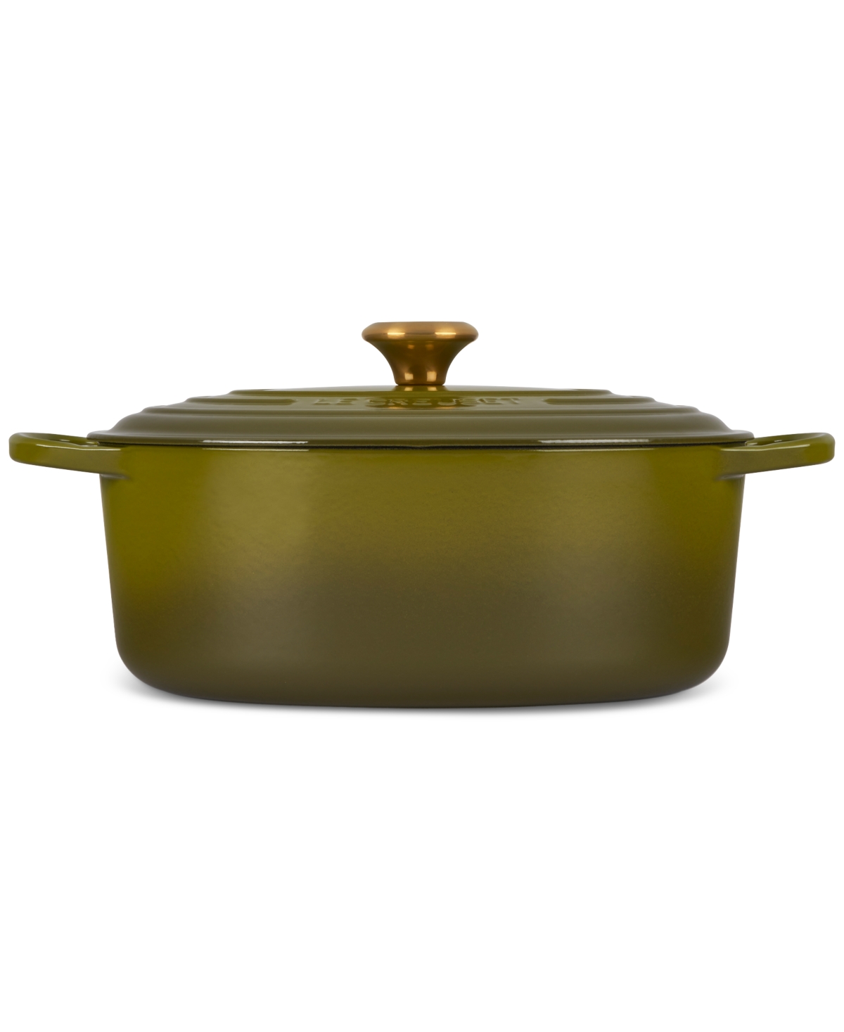 Le Creuset 6.75-qt. Signature Enameled Cast Iron Oval Dutch Oven In Shallot