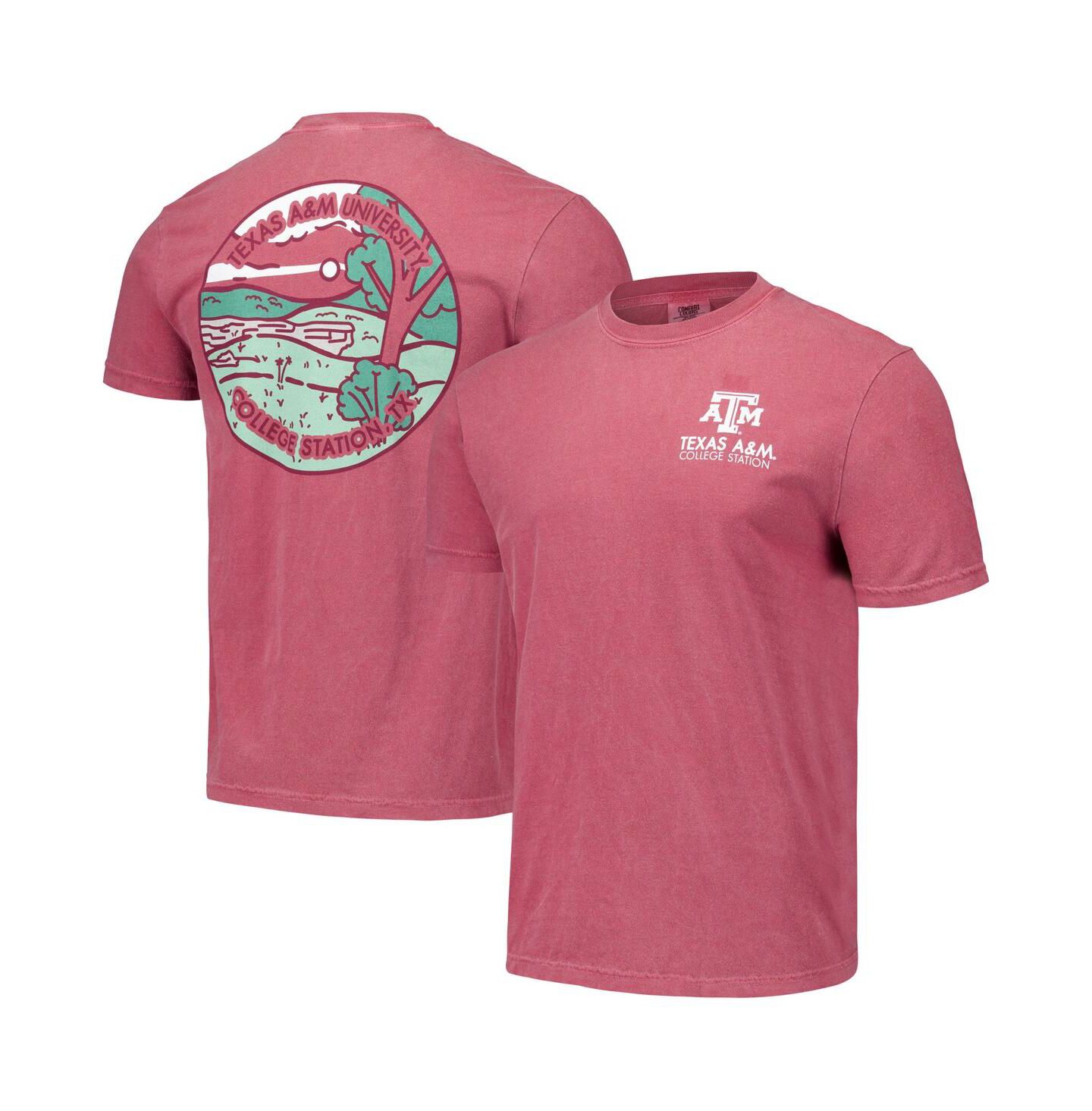 Футболка Image One Maroon Texas A&M Aggies Scenic Comfort Colors — фото 1