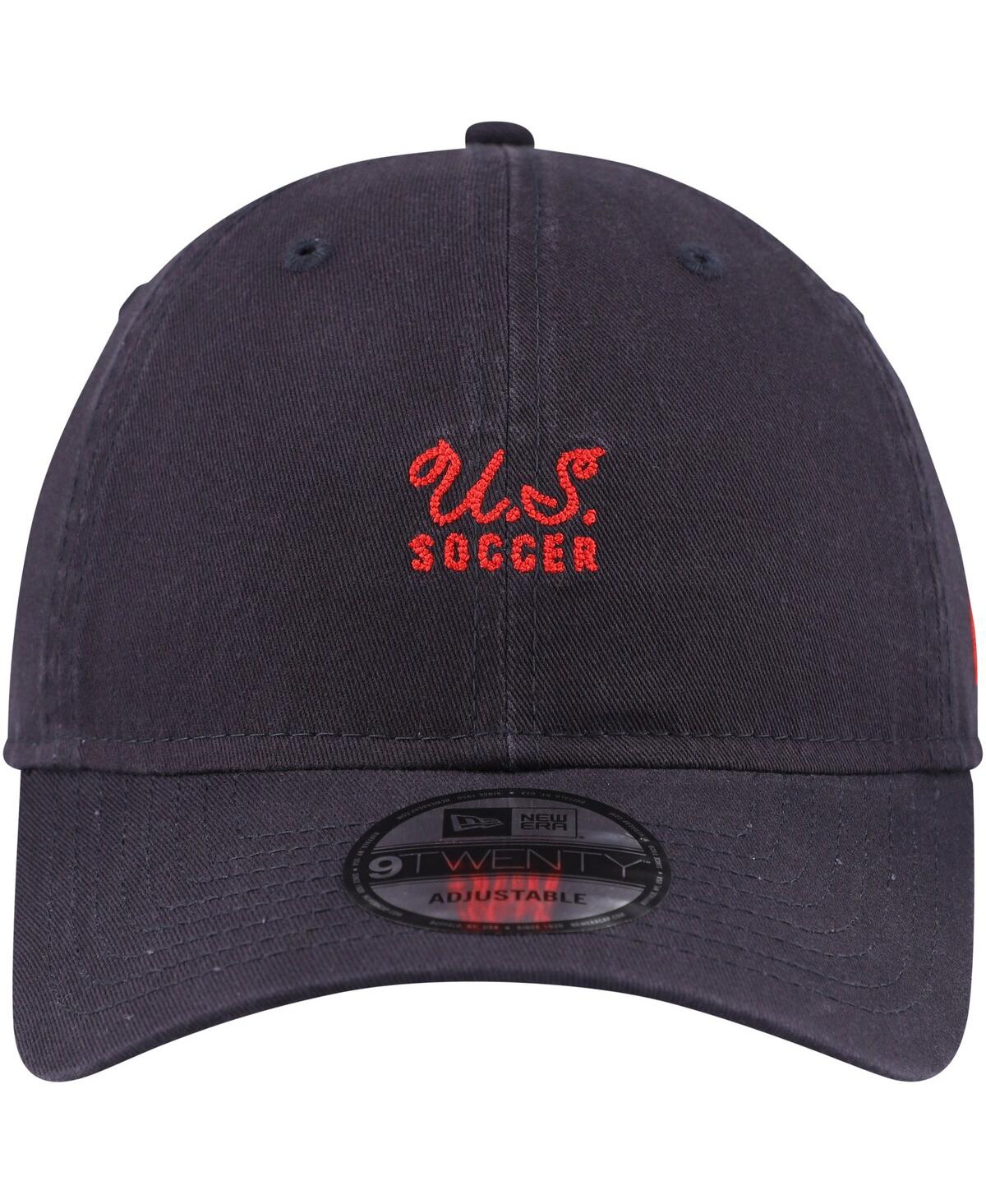 New Era Women's Navy Usmnt Throwback 9twenty Adjustable Hat In Navy