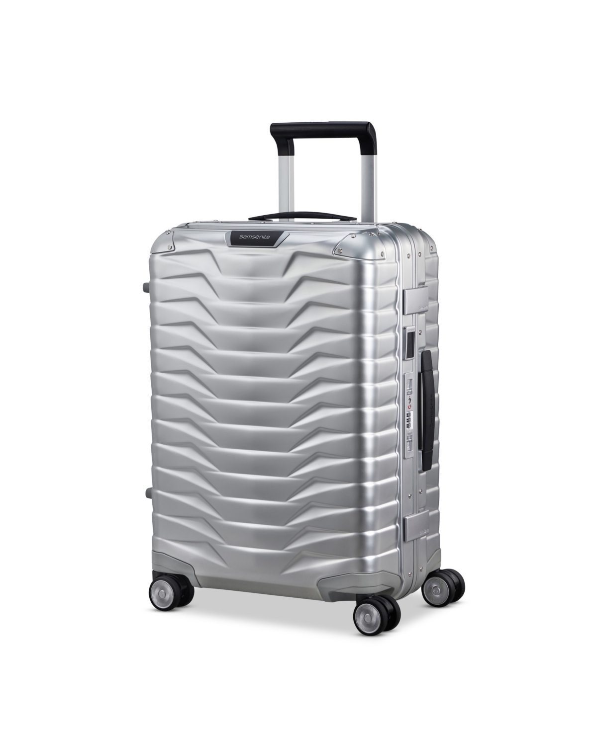 Samsonite Proxis Aluminum Carry On Spinner In Aluminium