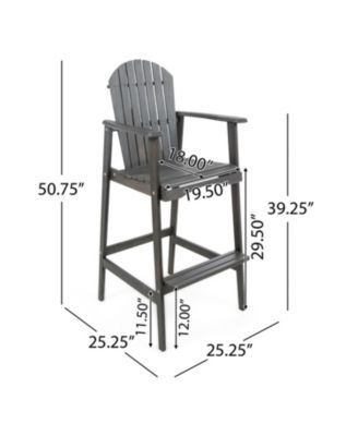 Streamdale Acacia Wood Outdoor Barstools Comfort and Style