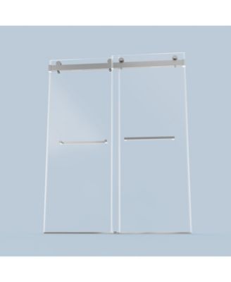 56-60" Double Sliding 10mm Tempered Glass Soft-Close Shower Door