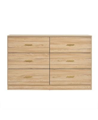 Classic 6-Drawer Dresser Ample Storage, Modern Style