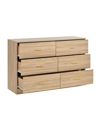 Classic 6-Drawer Dresser Ample Storage, Modern Style
