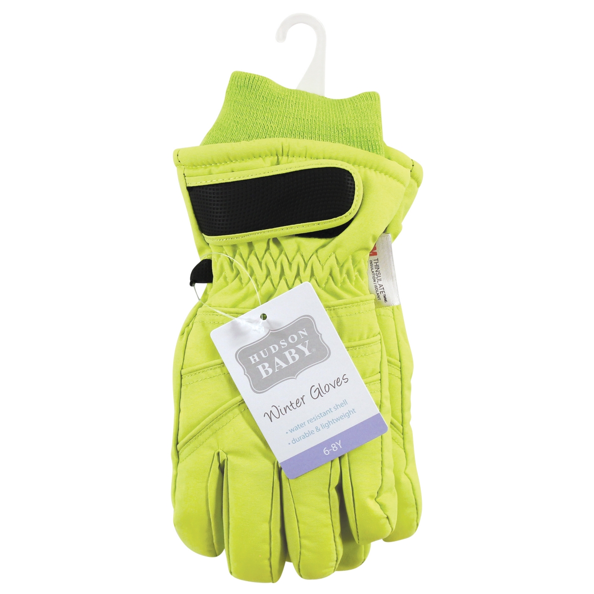 Hudson Baby Unisex Snow Gloves,- Lime