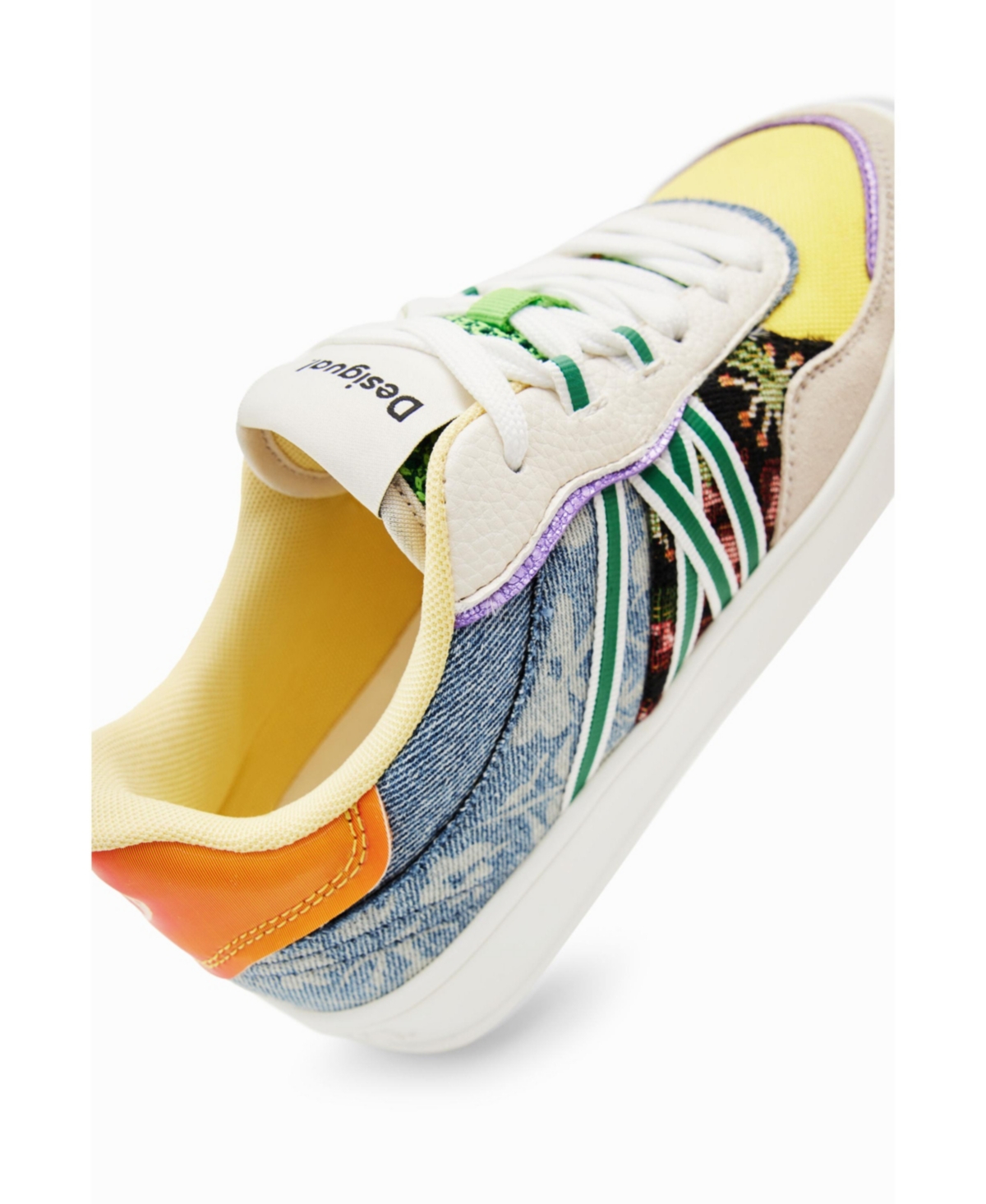 Desigual Women's Patchwork platform sneakers