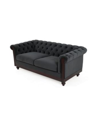 59" Velvet Loveseat Sturdy Pine Frame, Luxurious Comfort