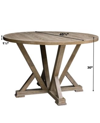 5pc Rustic Farmhouse Dining Set