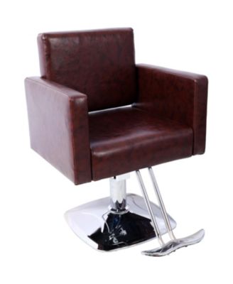 Streamdale Salon Chair with Hydraulic Pump, 360 Swivel, 330 lbs Capacity